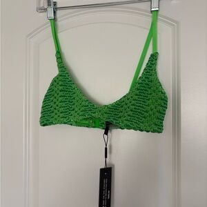 Triangl Maia top in Grasse green